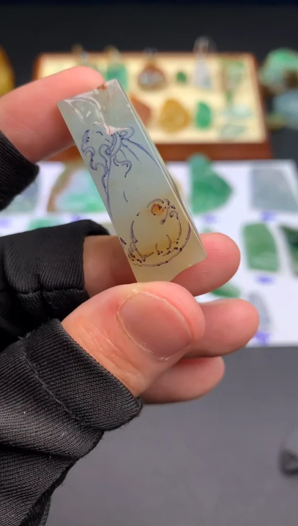 定制翡翠未镶嵌天然翡翠裸石 （含工费）