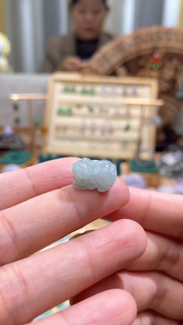 【闪购商品】翡翠颈饰未镶嵌貔貅