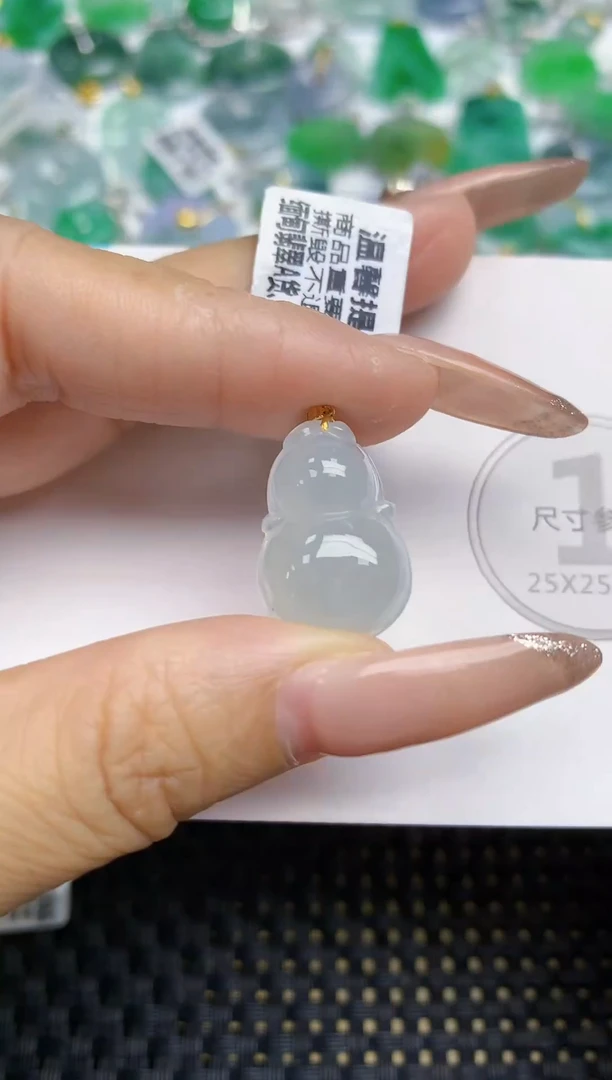 颈饰未镶嵌翡翠天然缅甸A货翡翠百元以上9元证书费自理