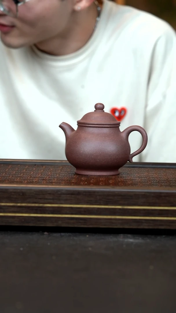 茶壶紫砂   XL     全砂 天青泥        高潘壶      180cc