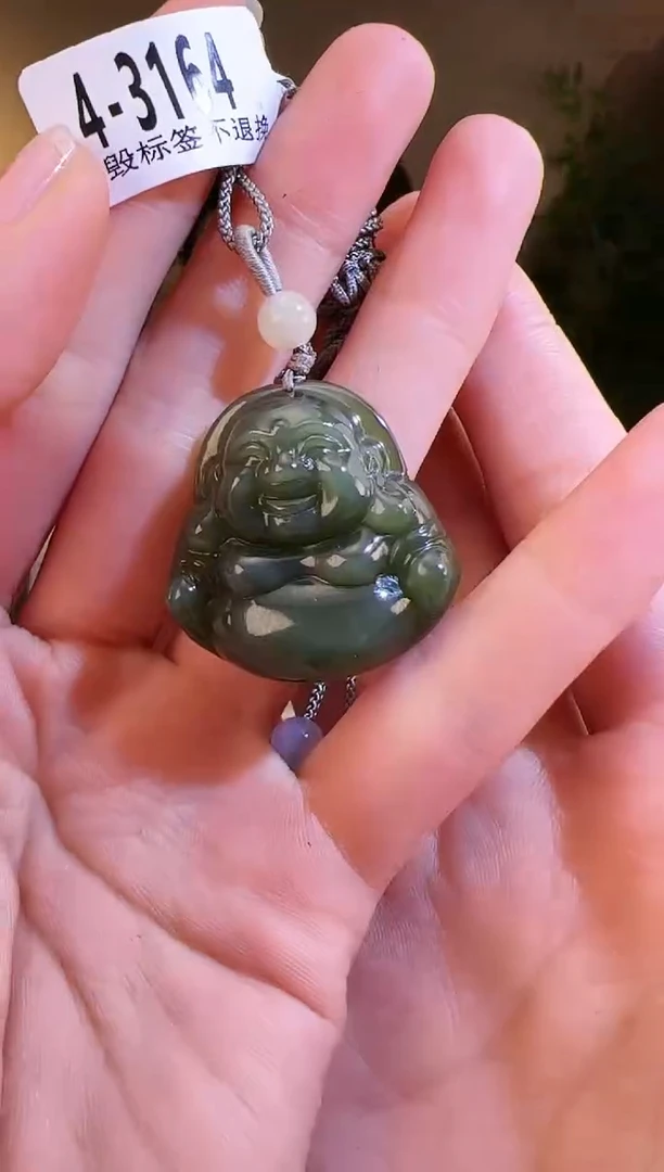 【闪购商品】和田玉颈饰未镶嵌佛公3164