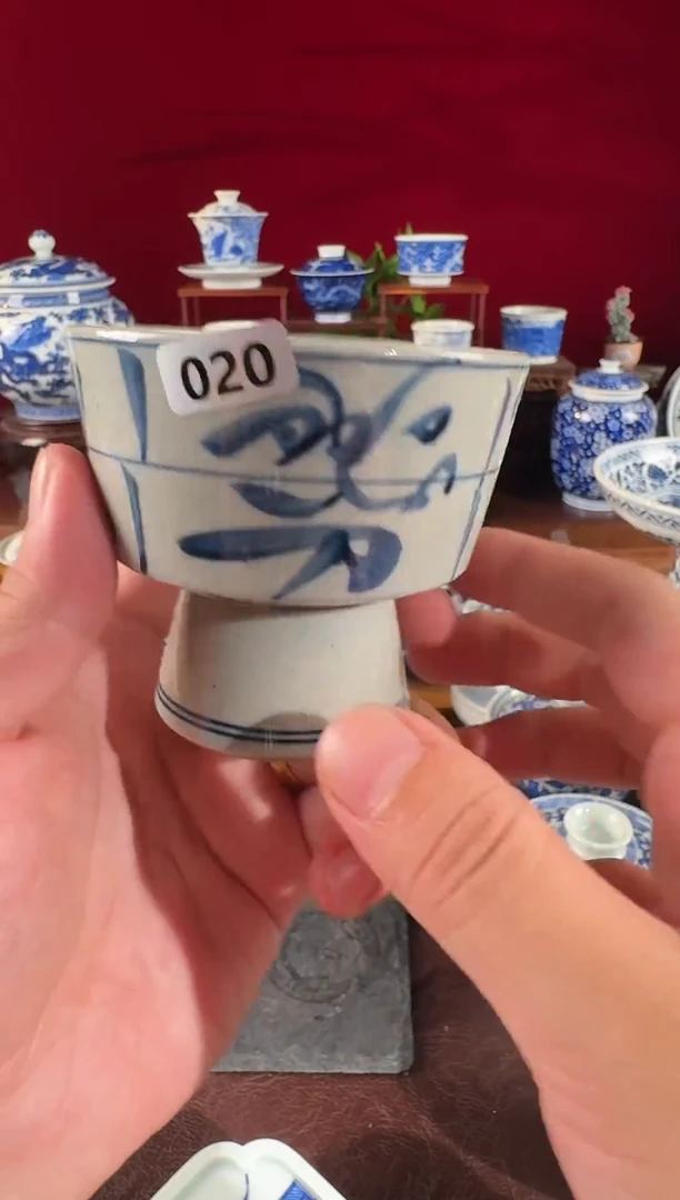 不二说瓷纯手绘杯
