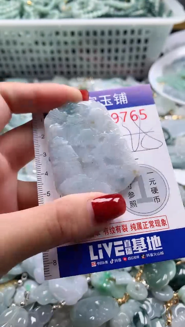 翡翠未镶嵌吊坠(不含链)9765