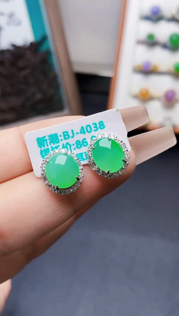 银S925镶嵌戒指翡翠5059