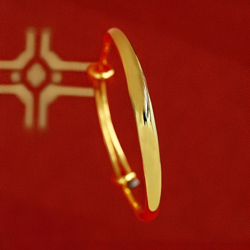 【丽姐】国潮风时尚轻奢大气百搭潮流精美 款合金推拉手镯（ZL73212）