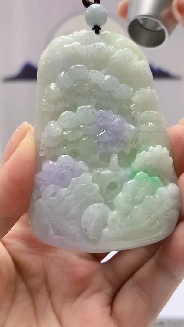 【闪购商品】定制翡翠未镶嵌4812ms-毛货121山水