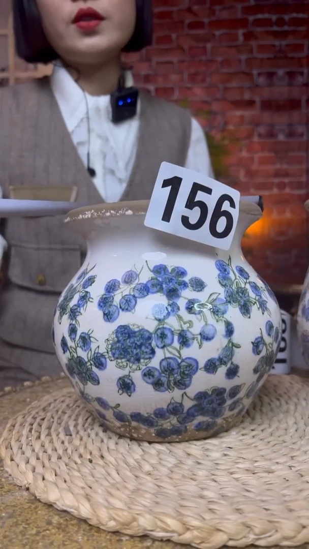 【闪购商品】陶瓷花盆高17cm内口12.5cm