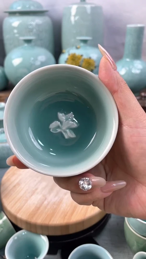 【闪购商品】特价 微瑕 慧仙青瓷