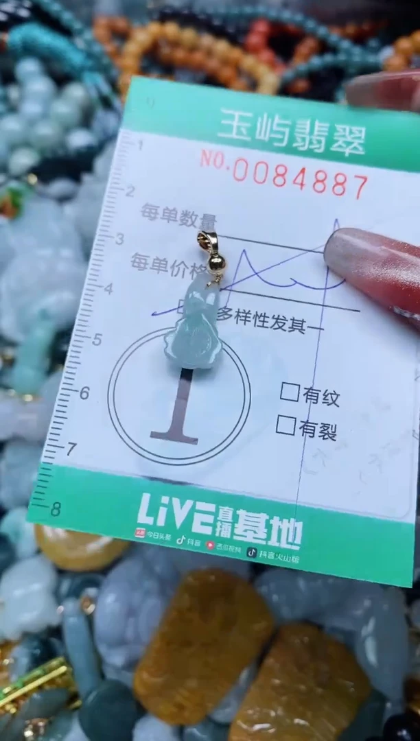 【闪购商品】翡翠颈饰未镶嵌闪购0084887多样性发其一