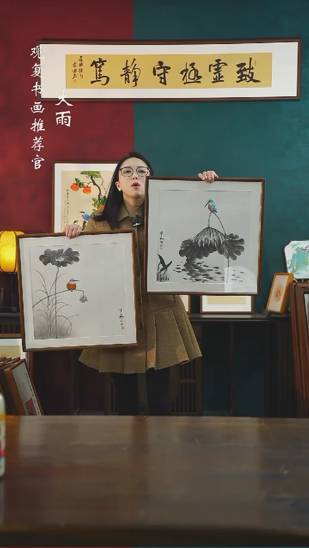 【闪购商品】书法李宇晨1/2-53*53绘画手绘同款