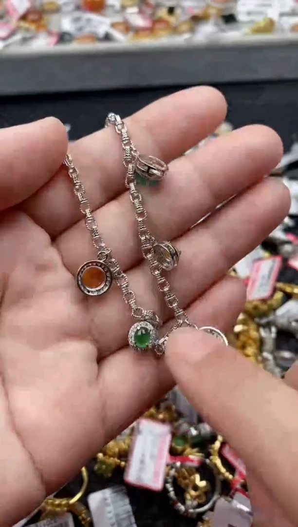 【闪购商品】翡翠戒指银S925镶嵌11111---3