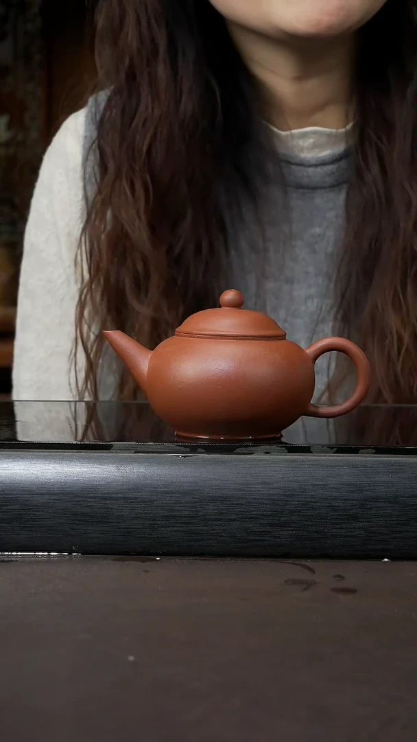【闪购商品】紫砂茶壶老红泥 水平 200cc 043