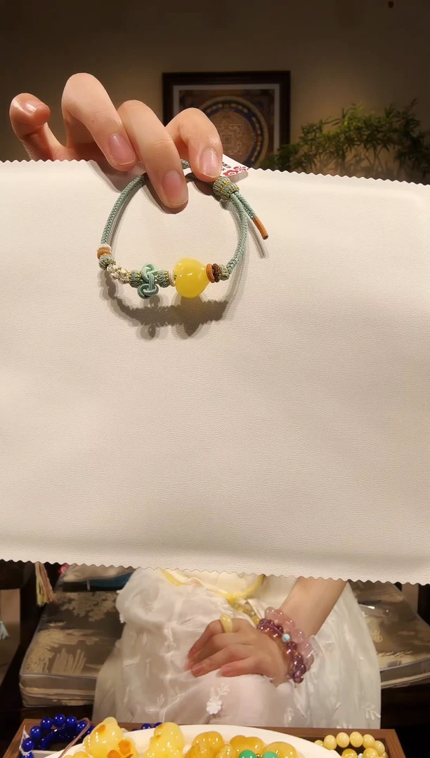 未镶嵌琥珀手链蜜蜡
