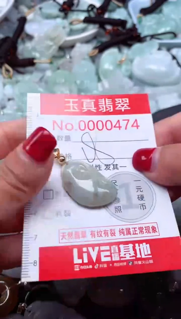 颈饰未镶嵌翡翠474