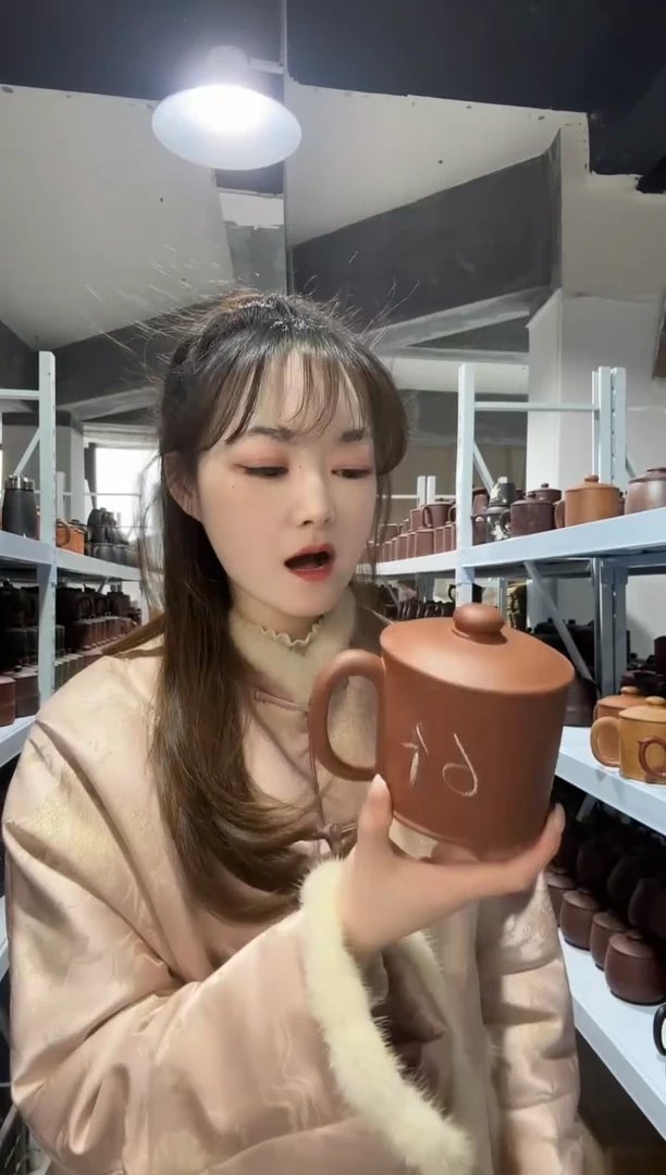 【闪购商品】紫砂盖杯紫砂盖杯顺风顺水