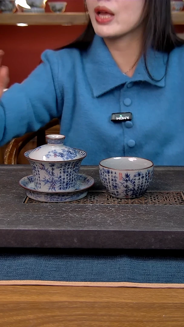 简装家用款2件套 老陶泥开片纹陶瓷茶具