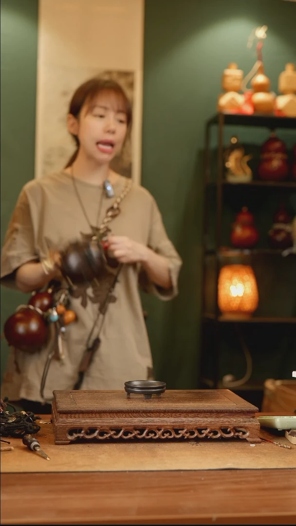 160号精品天然大漆酒葫芦一物一拍~