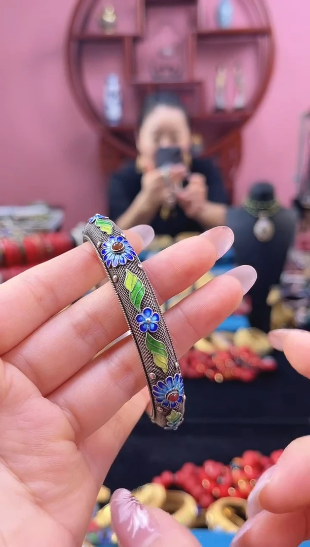 非遗 花丝镶嵌手镯 60