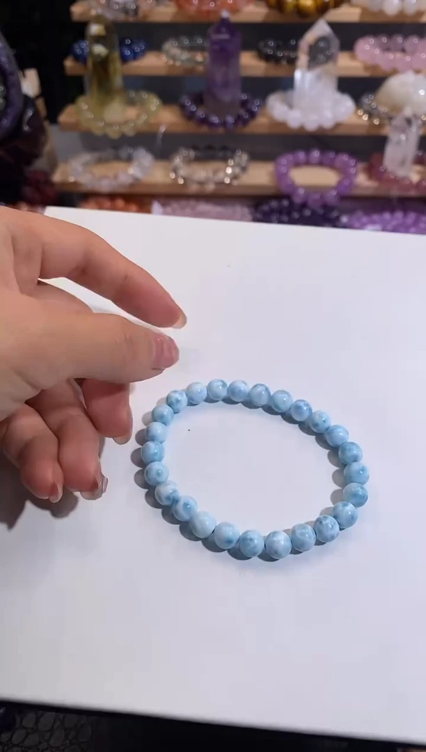 【闪购商品】针钠钙石（海纹石）手链未镶嵌手链