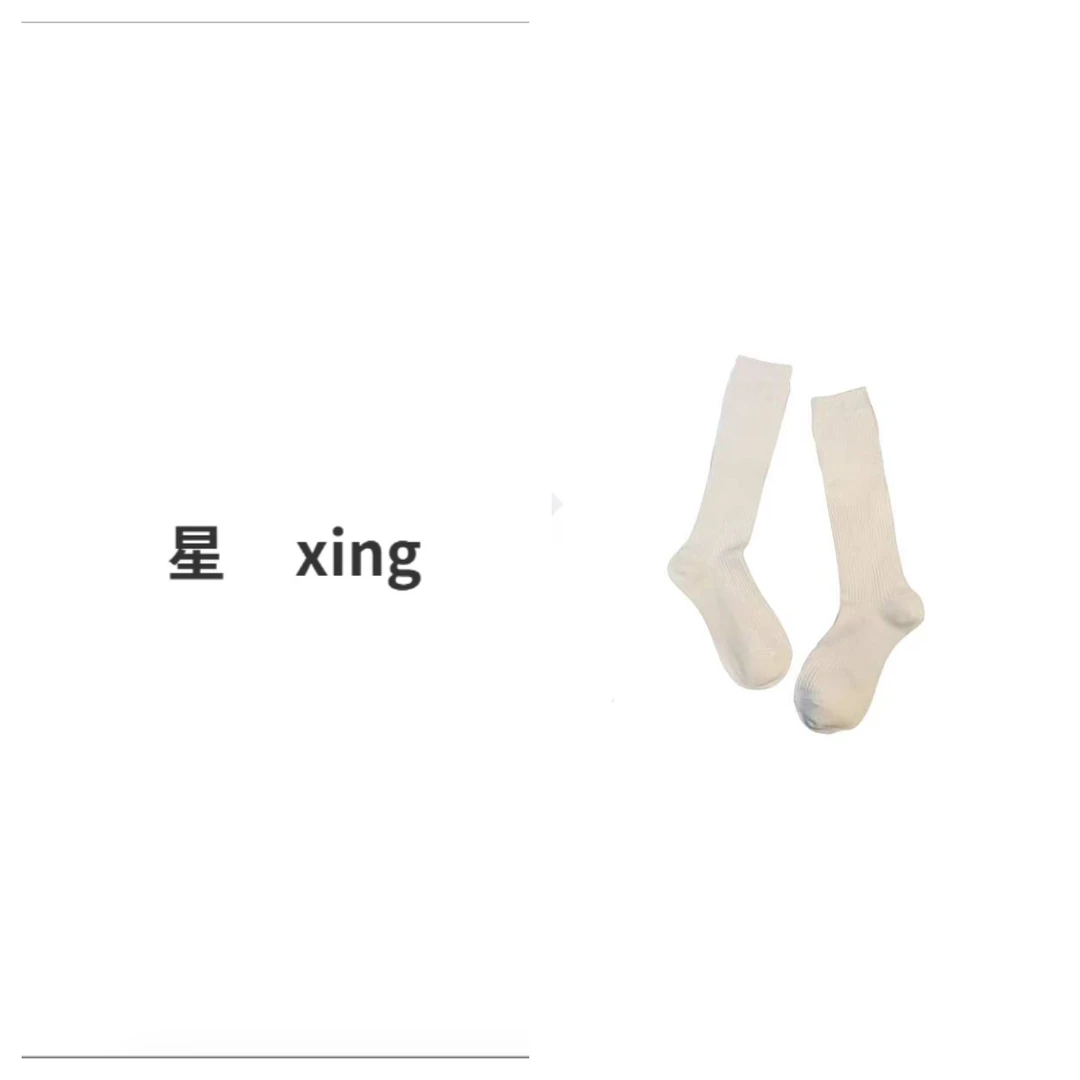 203 M印花四季款日系小腿长筒袜54169