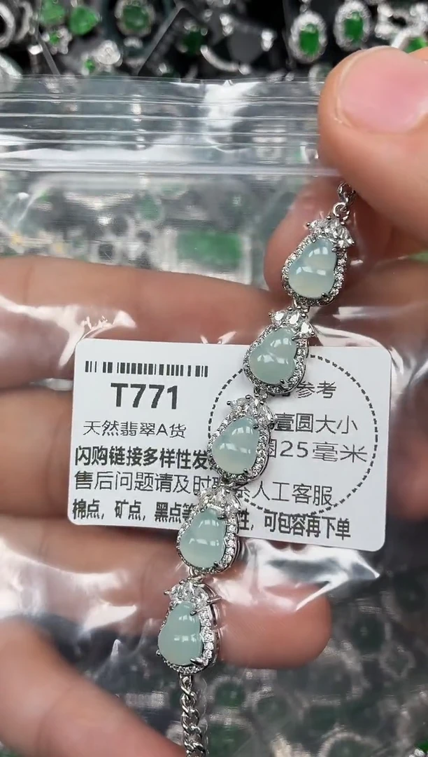 颈饰未镶嵌翡翠T771手链