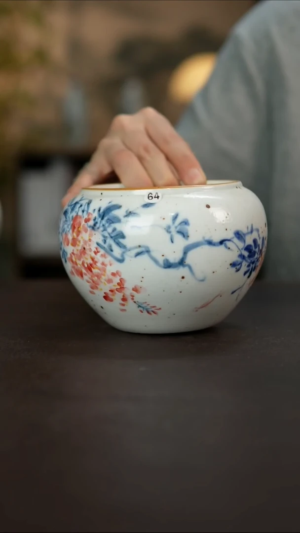 杯景德镇陶瓷杯碗柴烧多人