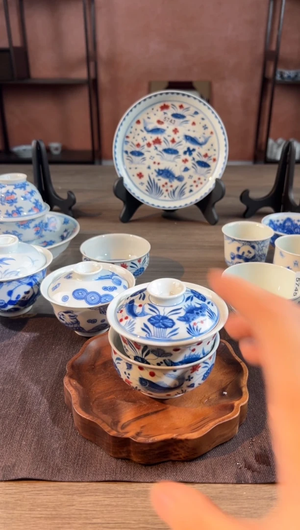 摆件素*景德镇手工手绘陶瓷999