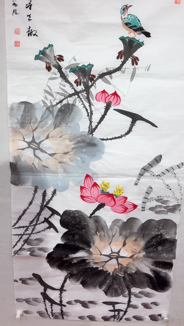 【闪购商品】国画荷塘秋趣/4尺/雷畅胜