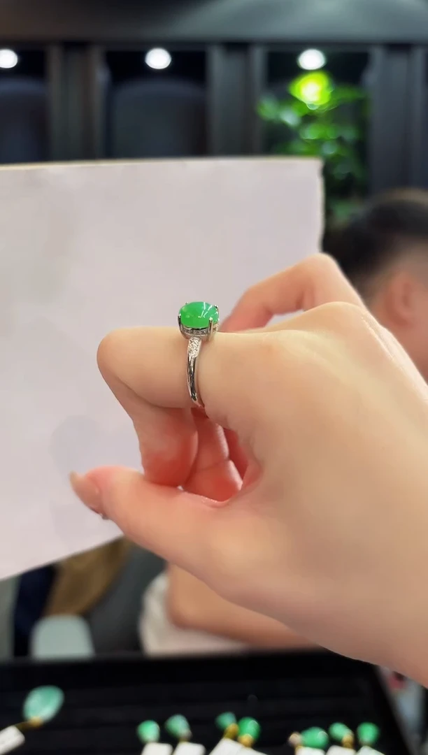 未镶嵌戒指翡翠 缅料A货/支持复检/一件