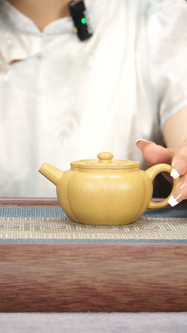 茶壶紫砂 黄金段 筋纹梅花