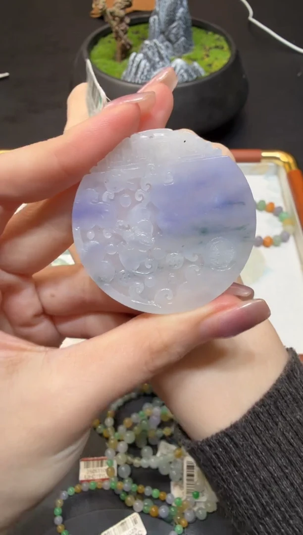 吊坠(不含链)未镶嵌翡翠翡翠饰品-173