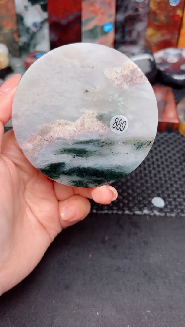 玉桂林鸡血创意摆件装饰 编号：889