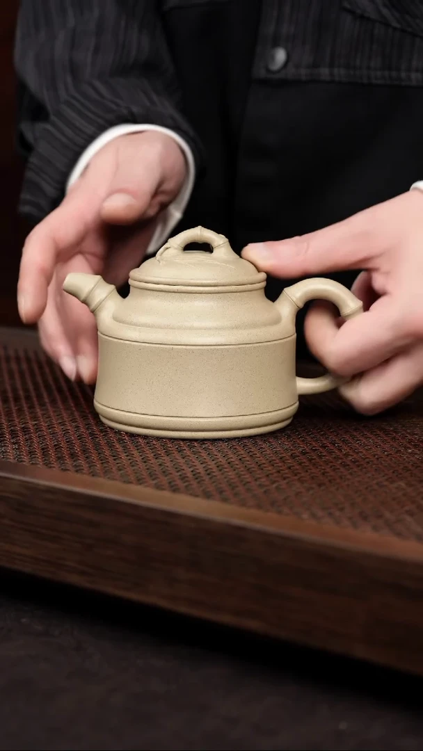 【闪购商品】紫砂茶壶本绿竹鼎