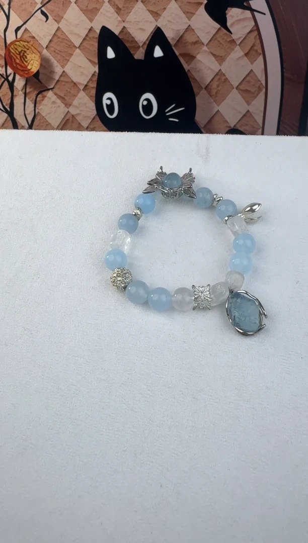 合金手链水晶天然水晶diy设计百搭轻奢