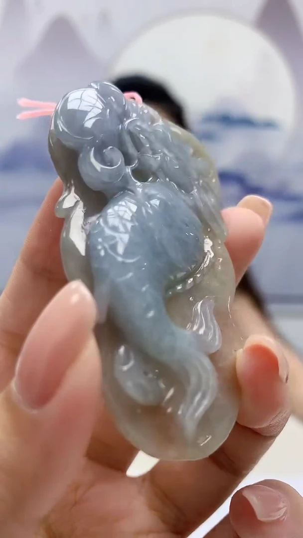 定制翡翠未镶嵌4989xx-毛货挂件27