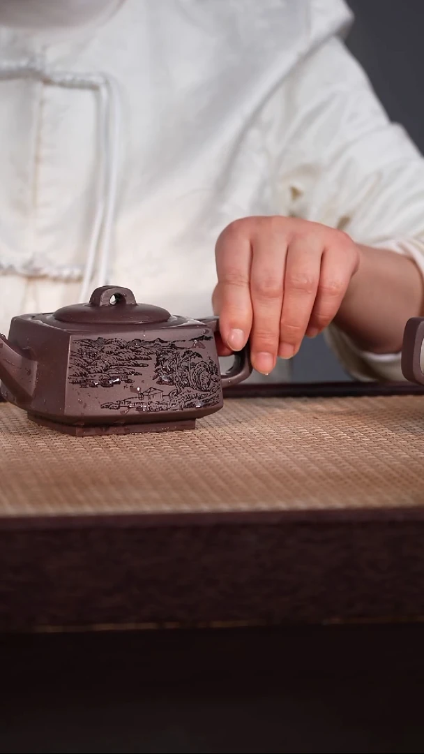 茶壶紫砂天青泥 320cc