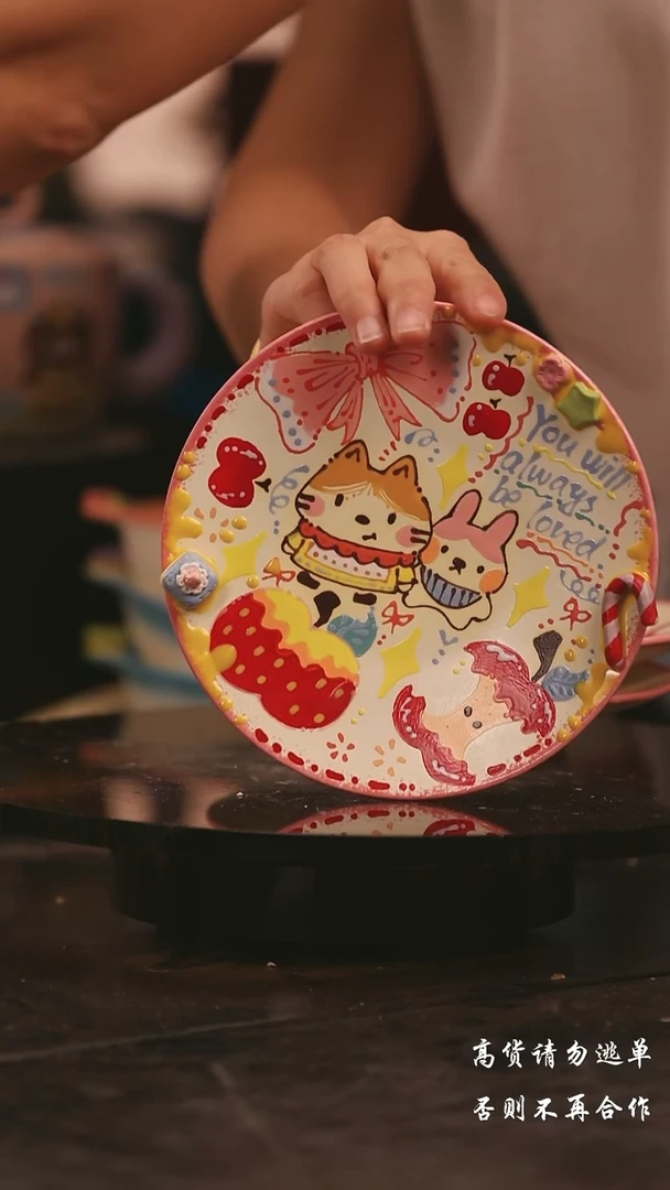 陶瓷景德镇可爱设计师款陶瓷