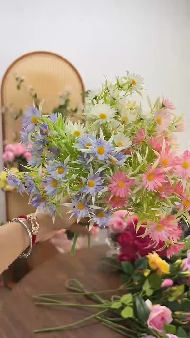 4枝混色洋甘菊组合