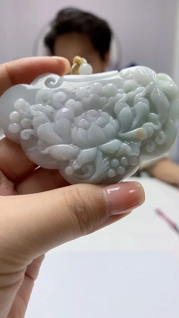 【闪购商品】定制翡翠未镶嵌1502ms-毛货挂件154