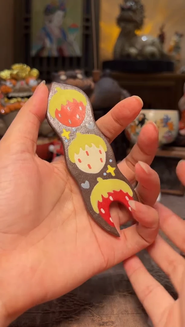 瓷片设计师手工手作款