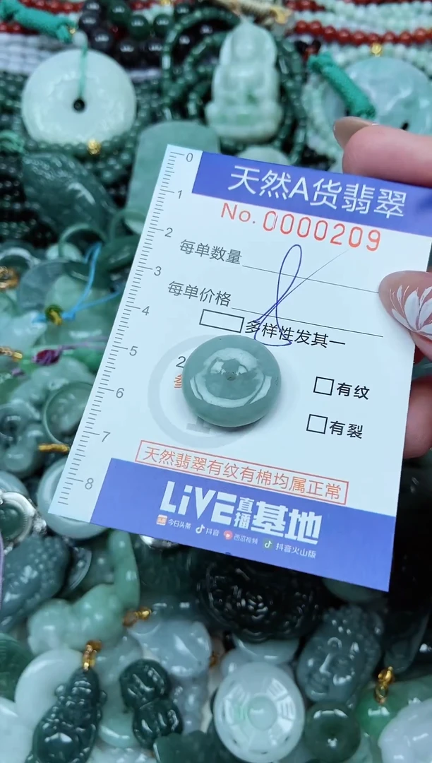 颈饰未镶嵌翡翠天然A货 支持复检