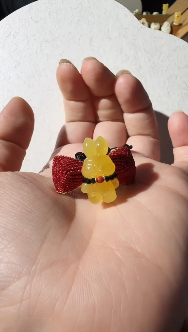 【闪购商品】蜜蜡戒指未镶嵌蜜蜡戒指