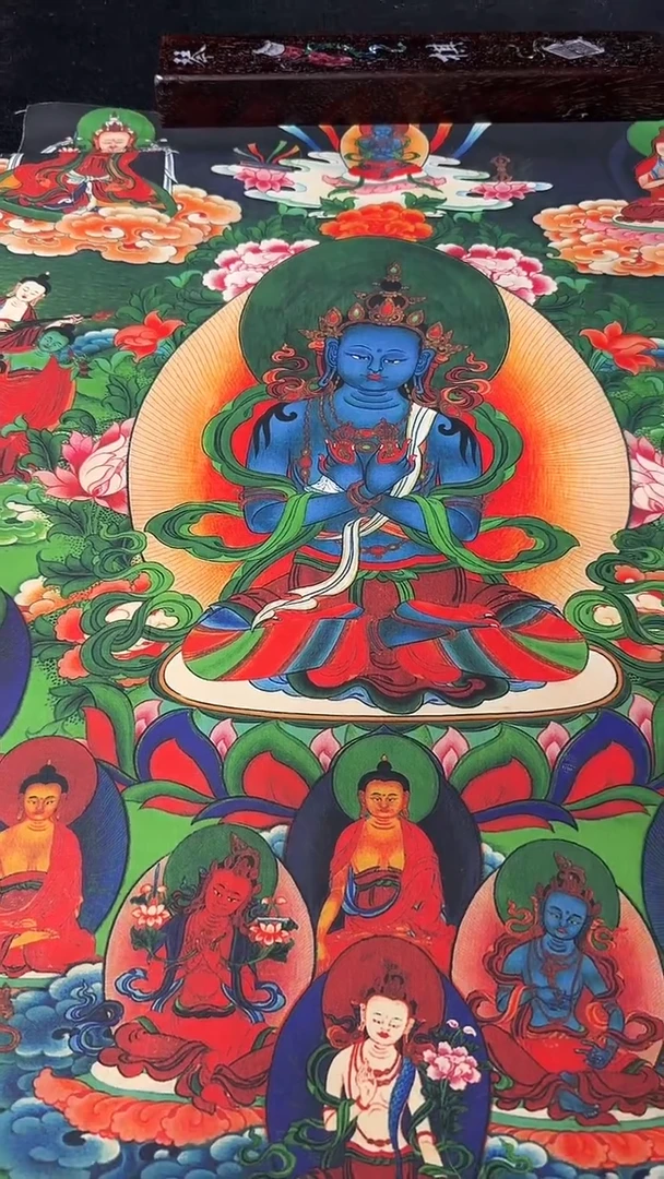 卷轴画藏式珍藏彩绘艺术馆17