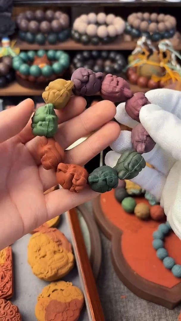 泥塑狐狸多宝体验款一条