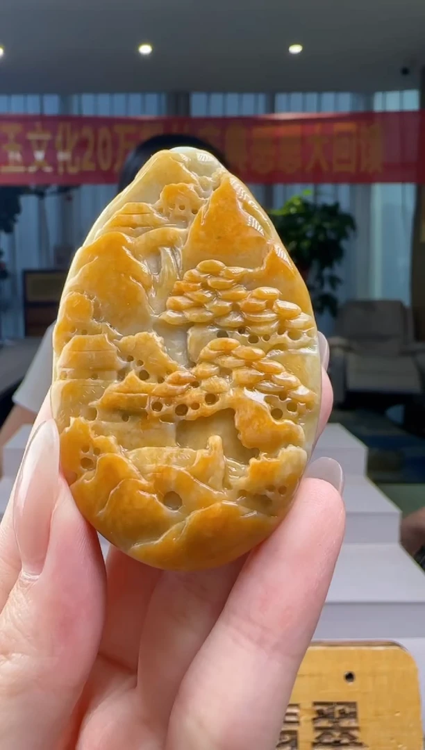 翡翠未镶嵌吊坠(不含链)CC@@60B7J17182