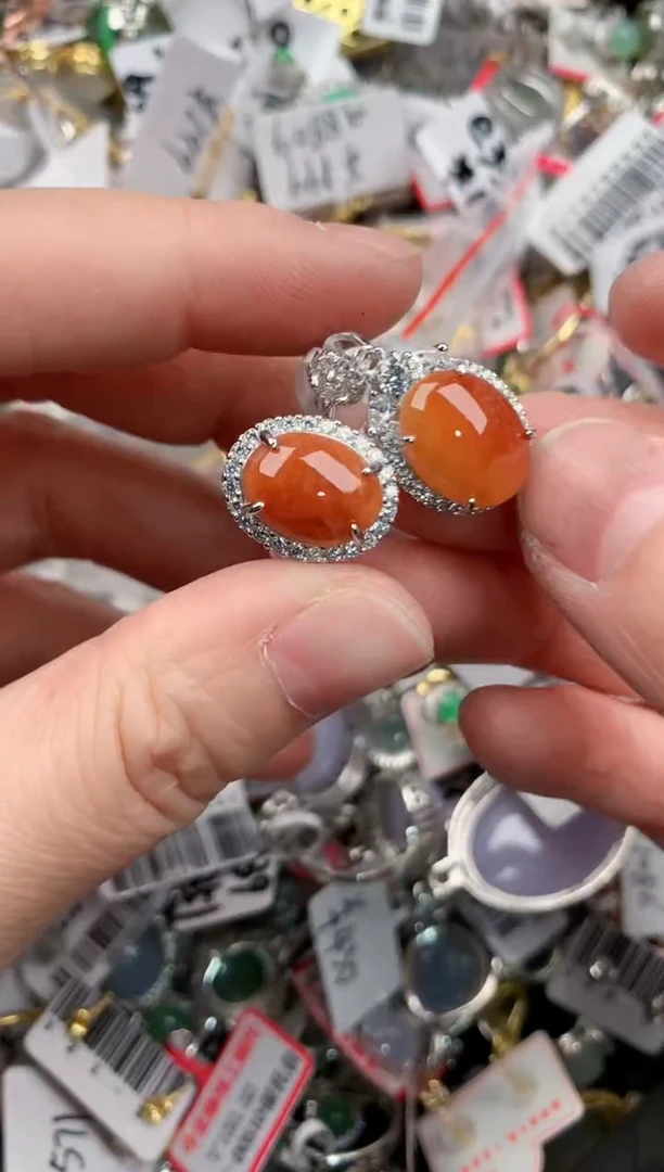 银S925镶嵌戒指翡翠333            1