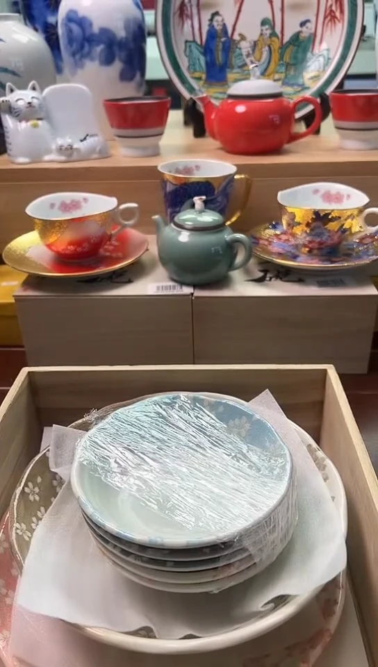 【闪购商品】中古回流瓷器好看，谨慎参拍