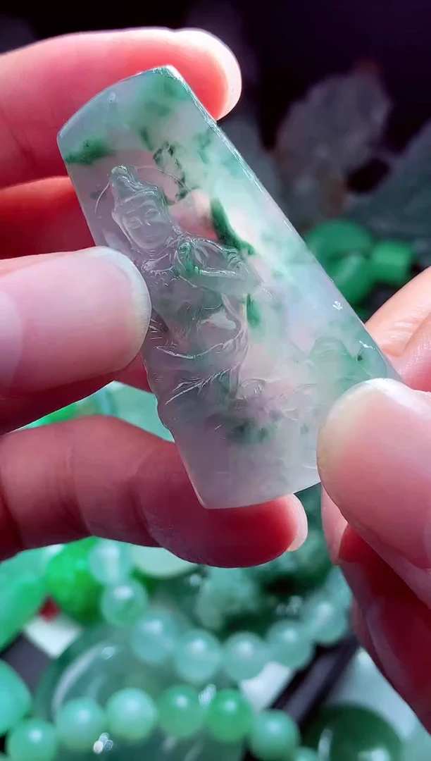 未镶嵌定制翡翠故*?翡翠毛货定制