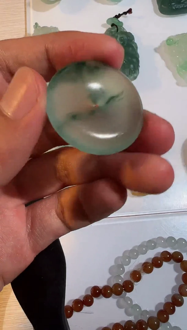 未镶嵌定制翡翠扣子