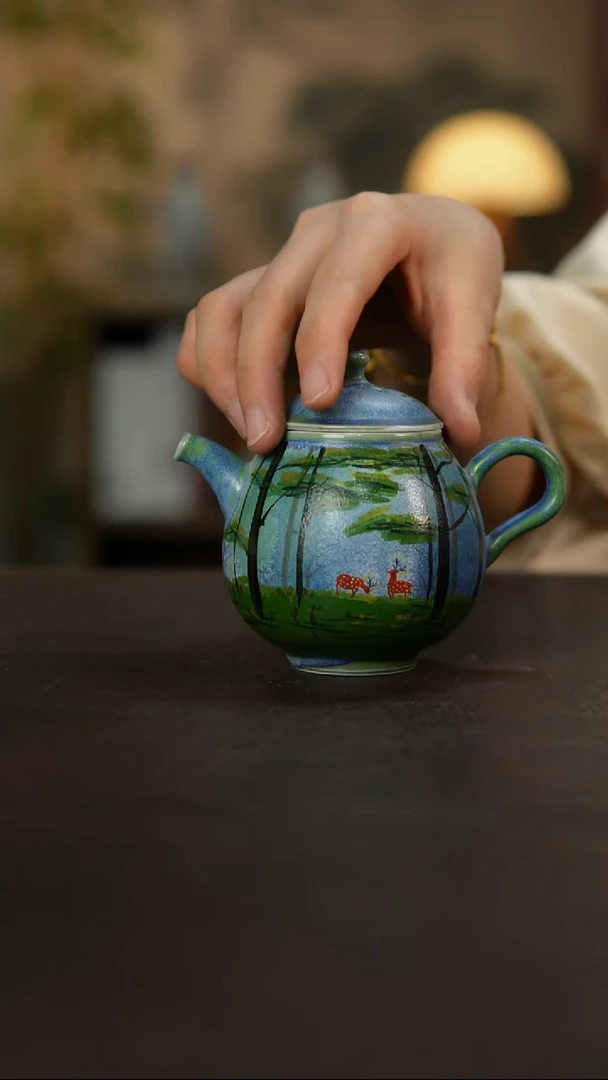 杯景德镇陶瓷杯碗柴烧多人
